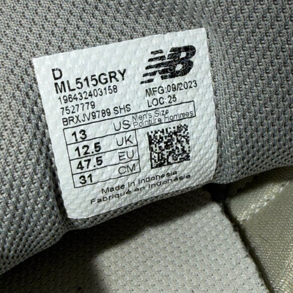 NEW BALANCE Men's 515 Classic Grey Sneakers Size 13D Shoes - Picture 11 of 12